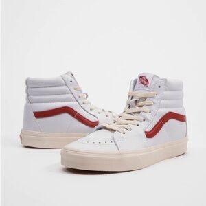 NWOB Vans Vintage Pop SK-8 High-Top Leather Sneakers
